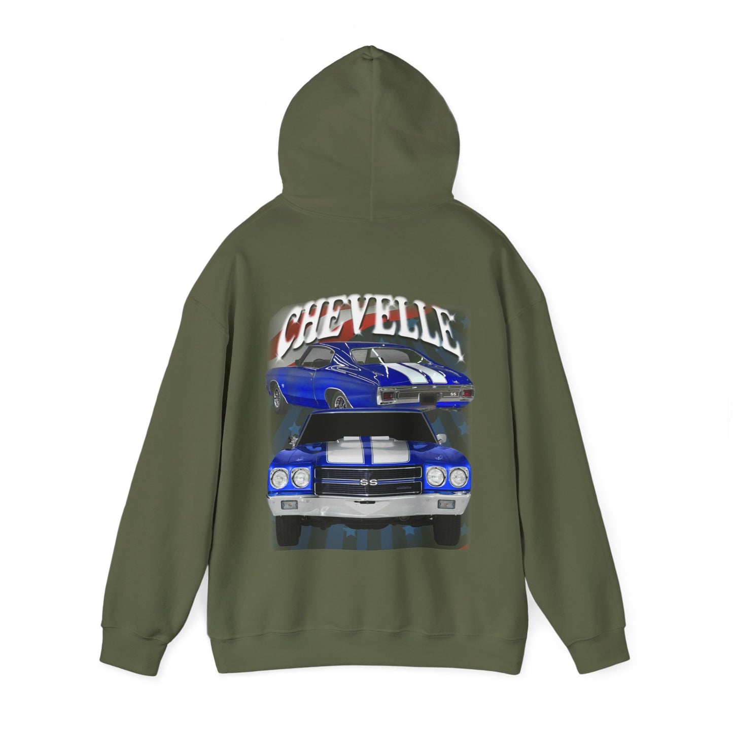 Blue 1970 Chevelle hoodie Car Guy Gift,nova,corvette,charger,classic,hot Rod