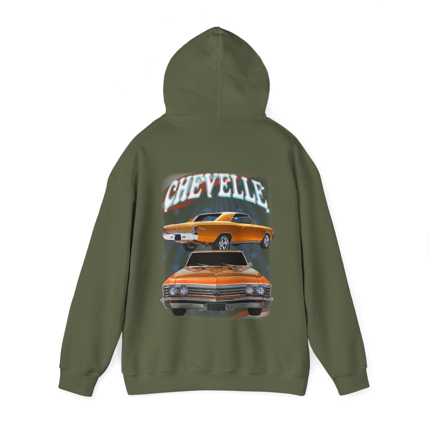 Orange 1967 Chevelle hoodie Car Guy Gift,nova,corvette,charger,classic,hot Rod