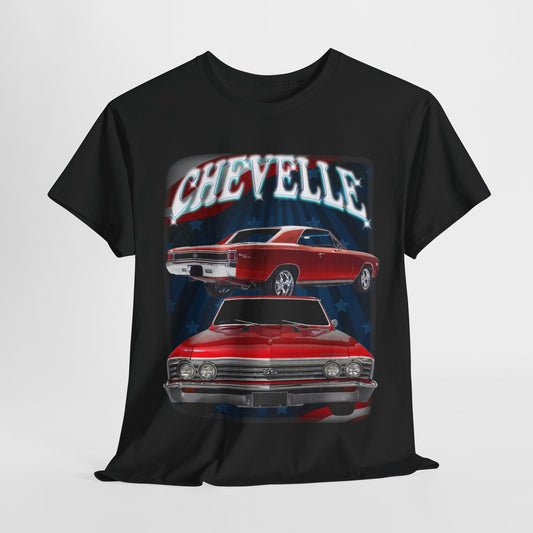 Red 1967 Chevelle Unisex Heavy Cotton Tee T Shirt muscle car Great Gift