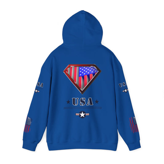 3D USA Super Patriot Unisex Patriotic Pullover Hoodie Gift Man Woman 3.0