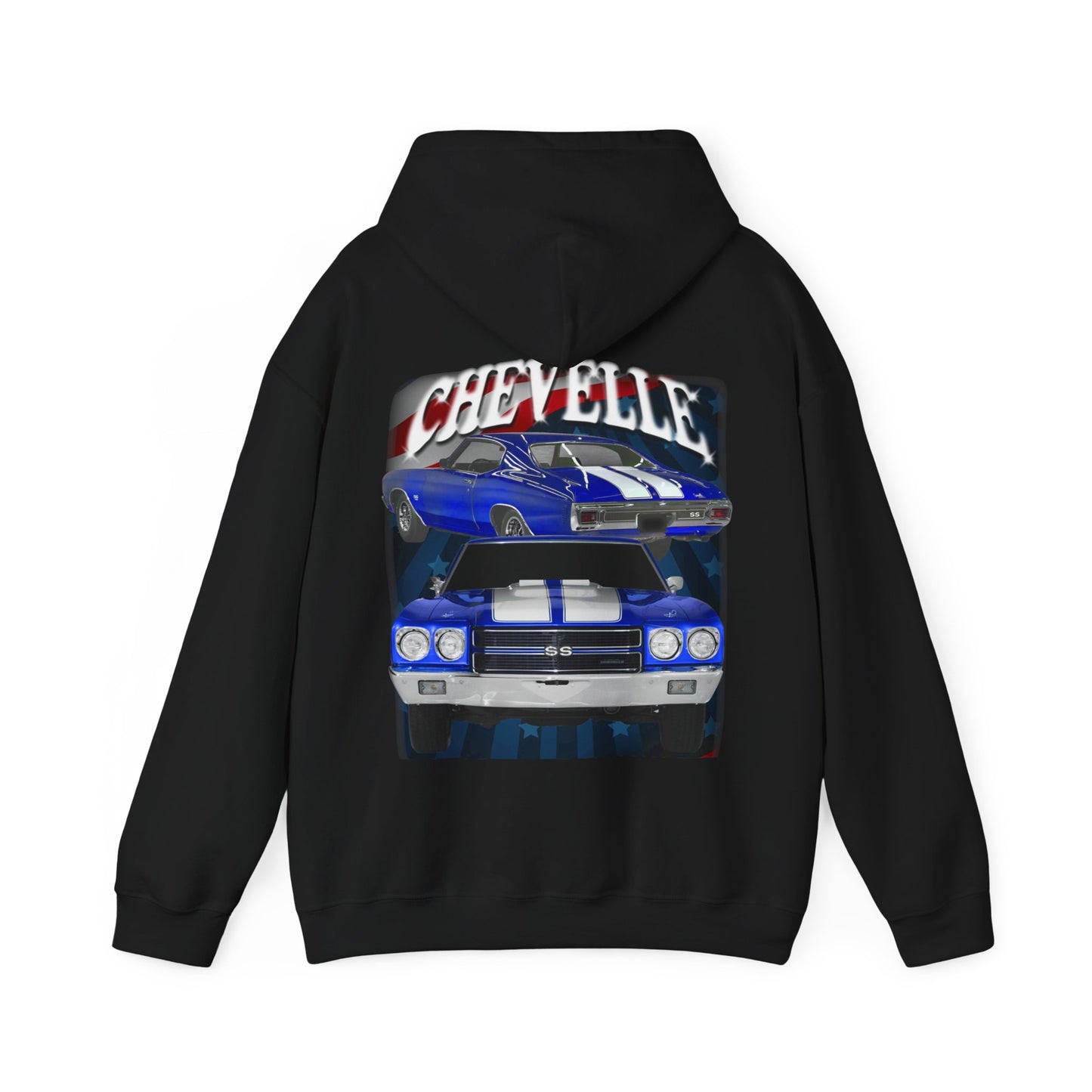 Blue 1970 Chevelle hoodie Car Guy Gift,nova,corvette,charger,classic,hot Rod