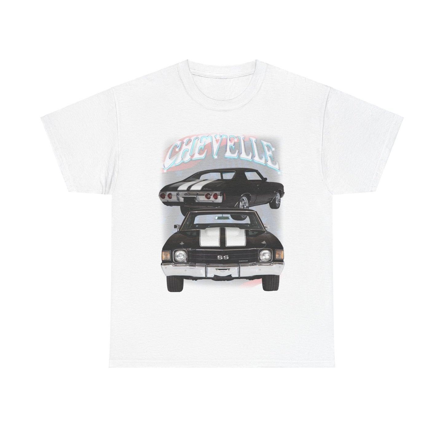Black 1972 Chevelle Unisex Heavy Cotton Tee T Shirt muscle car Great Gift
