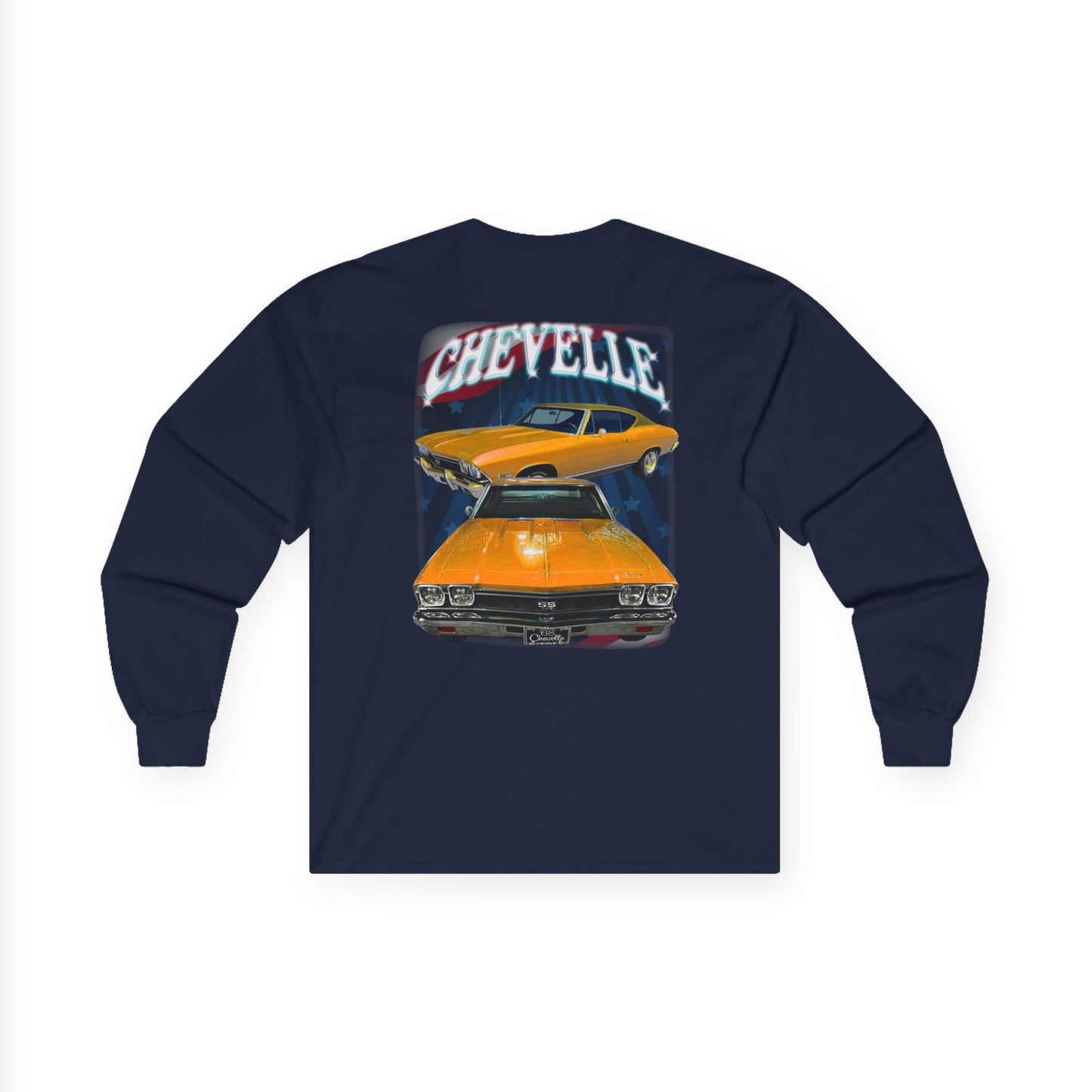 Orange 1968 Chevelle Ultra Cotton Long Sleeve Tee T Shirt Great Gift