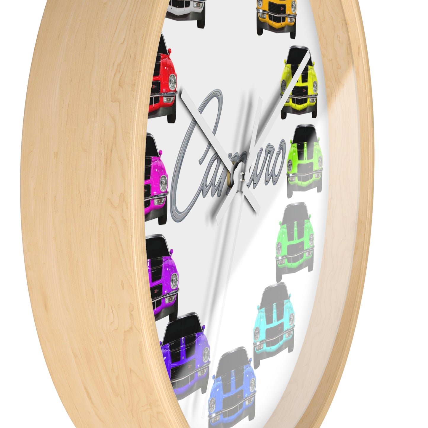 1970 Wall clock Gift Decor Classic Muscle Gift,hot rod,car, white background