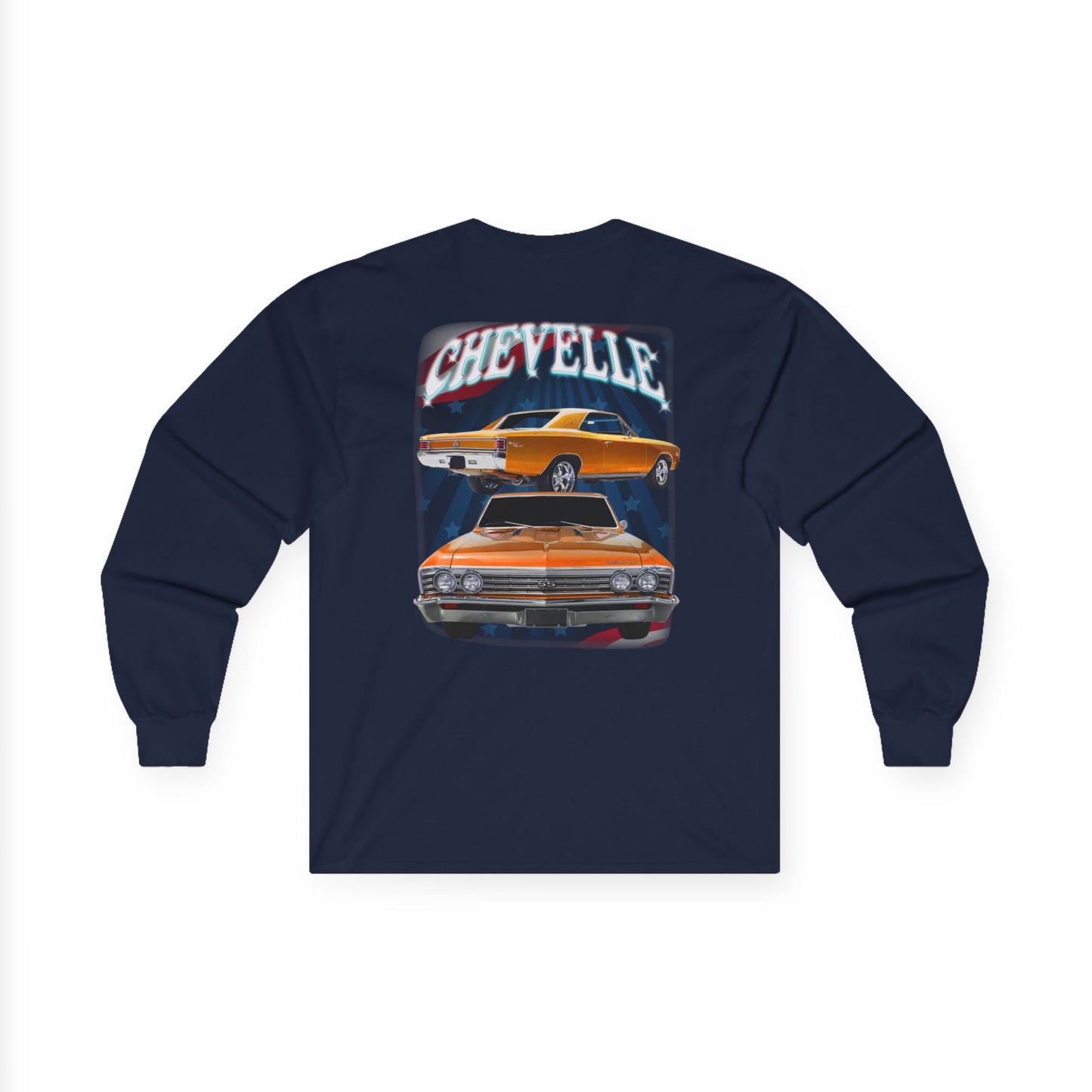 Orange 1967 Chevelle Ultra Cotton Long Sleeve Tee T Shirt Great Gift