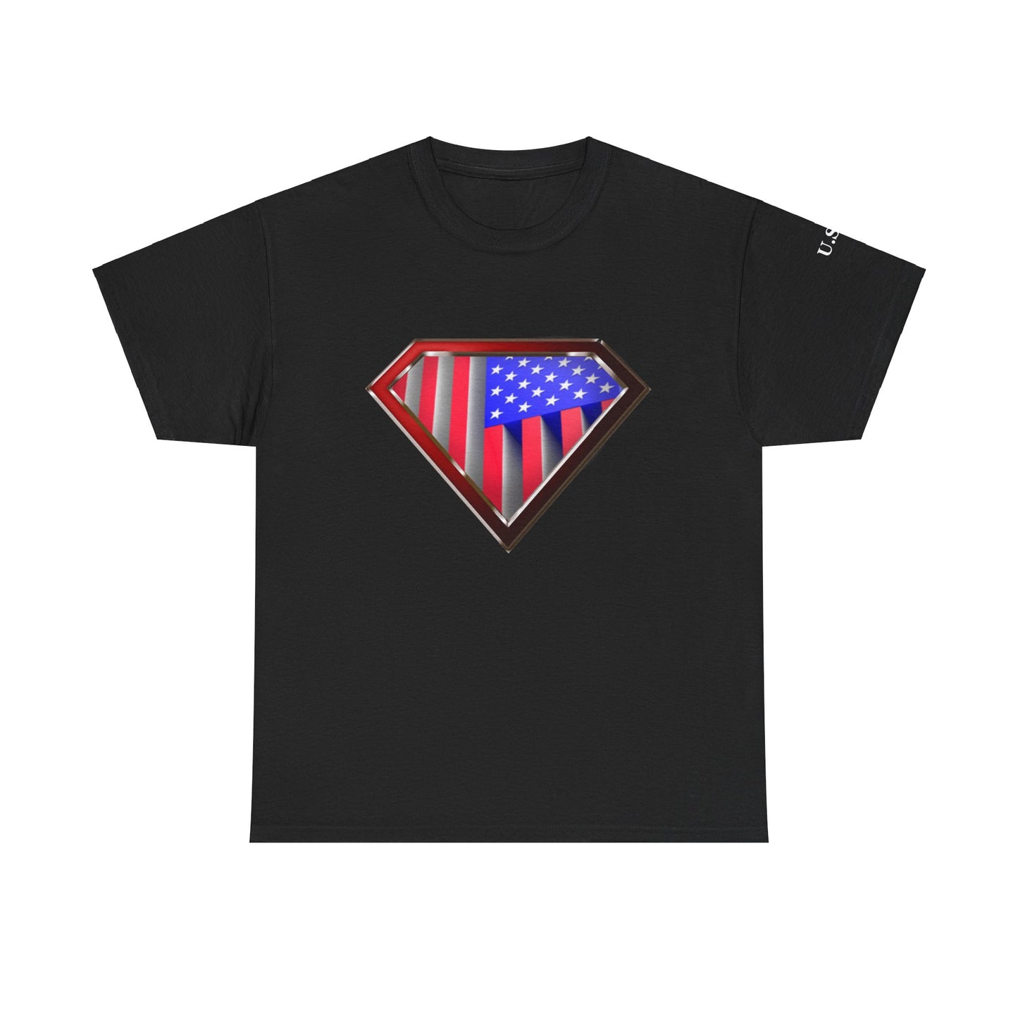 Super Patriot USA Unisex Heavy Cotton Tee T Shirt Great Man Woman Gift
