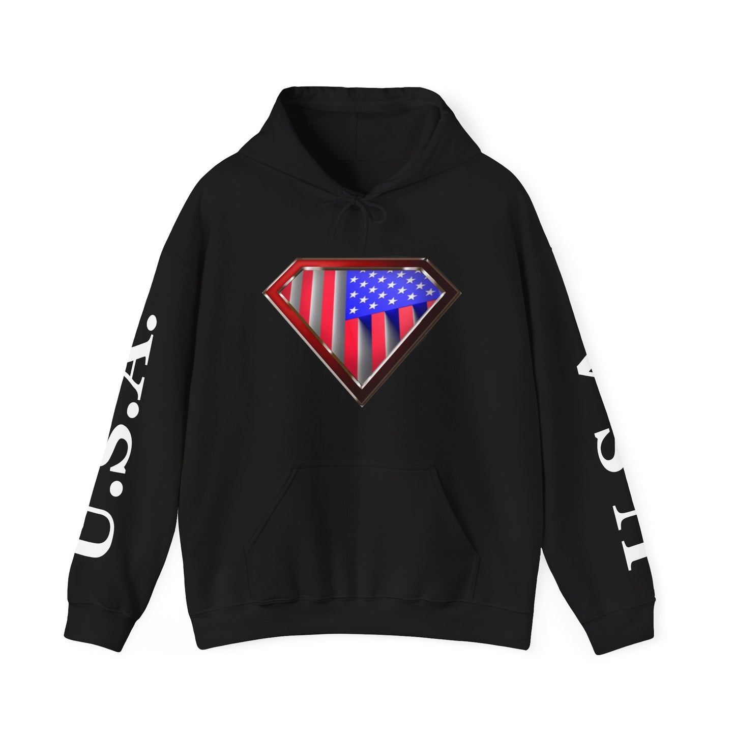 3D USA Super Patriot Unisex Patriotic Pullover Hoodie Gift Man Woman 4.0