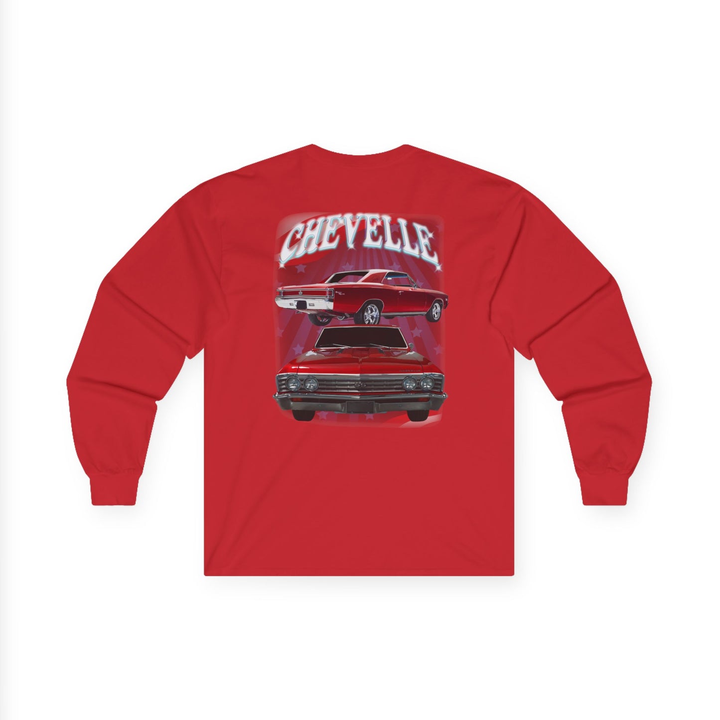 Red 1967 Chevelle Ultra Cotton Long Sleeve Tee T Shirt Great Gift