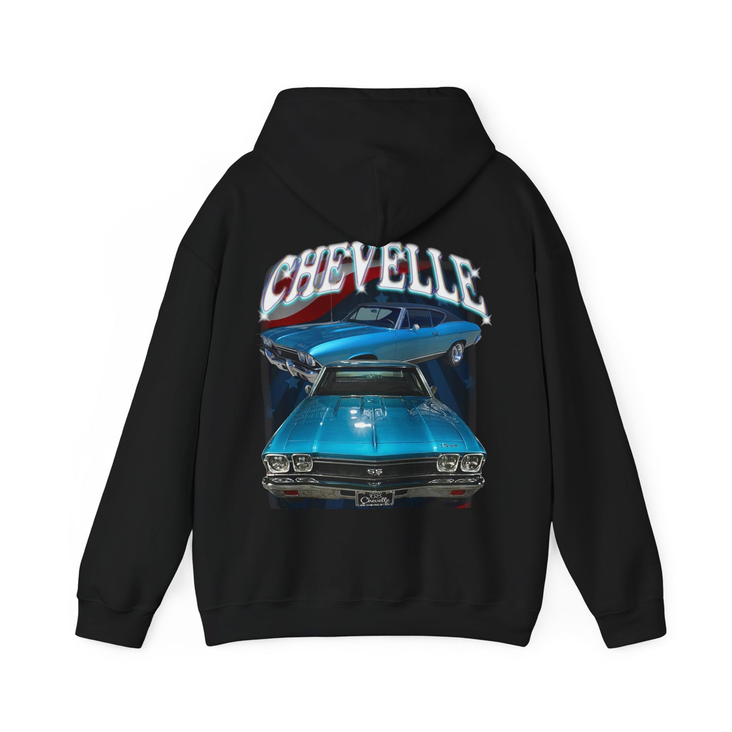Turquoise 1968 Chevelle hoodie Car Guy Gift,nova,corvette,classic,hot Rod