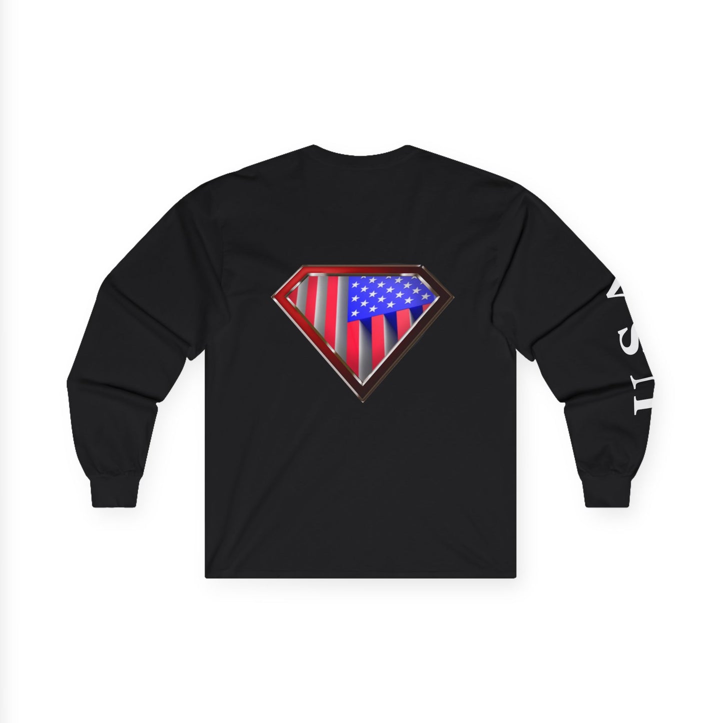Super Patriot Ultra Cotton Long Sleeve Tee T Shirt Great Gift Man Woman