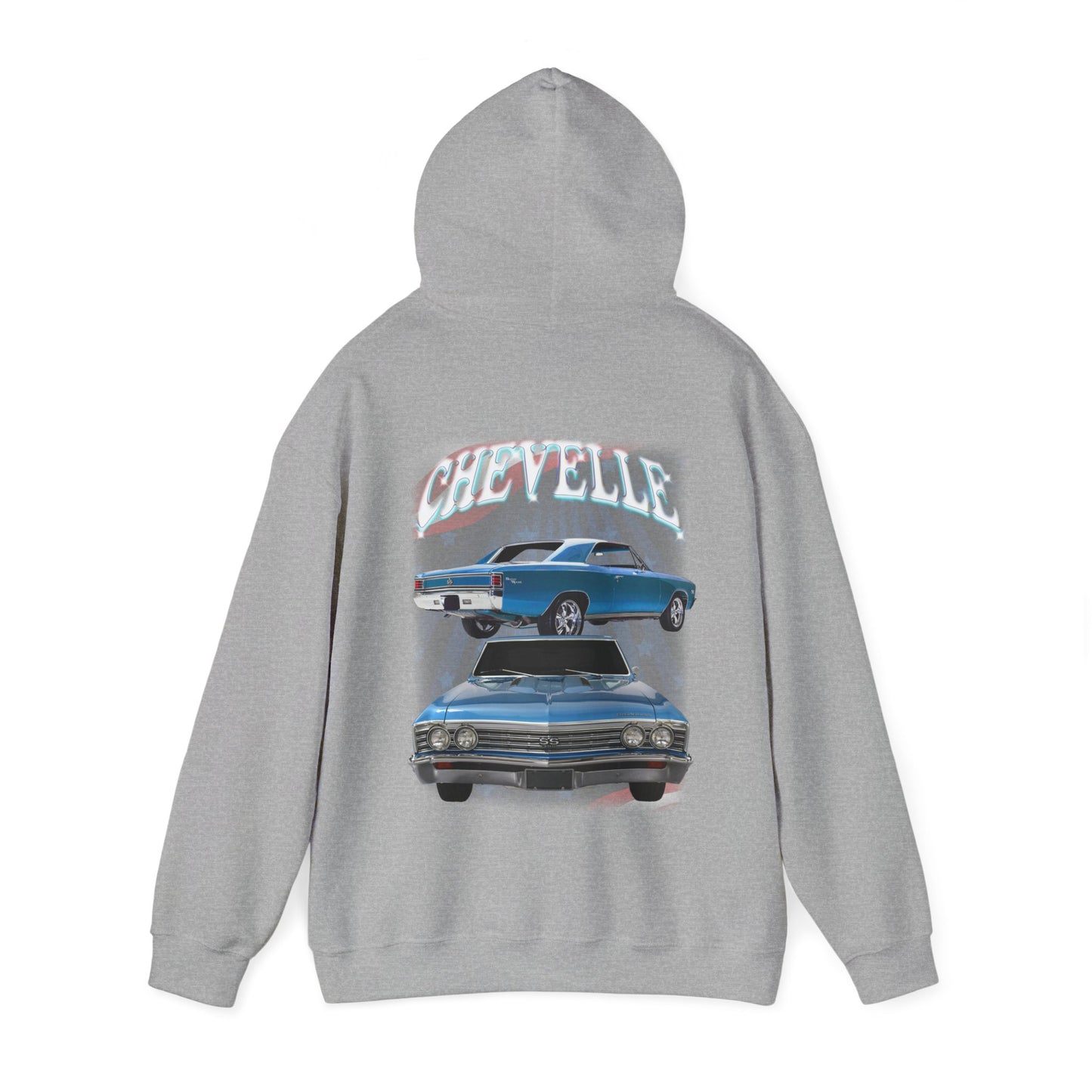 Blue 1967 Chevelle hoodie Car Guy Gift,nova,corvette,charger,classic,hot Rod