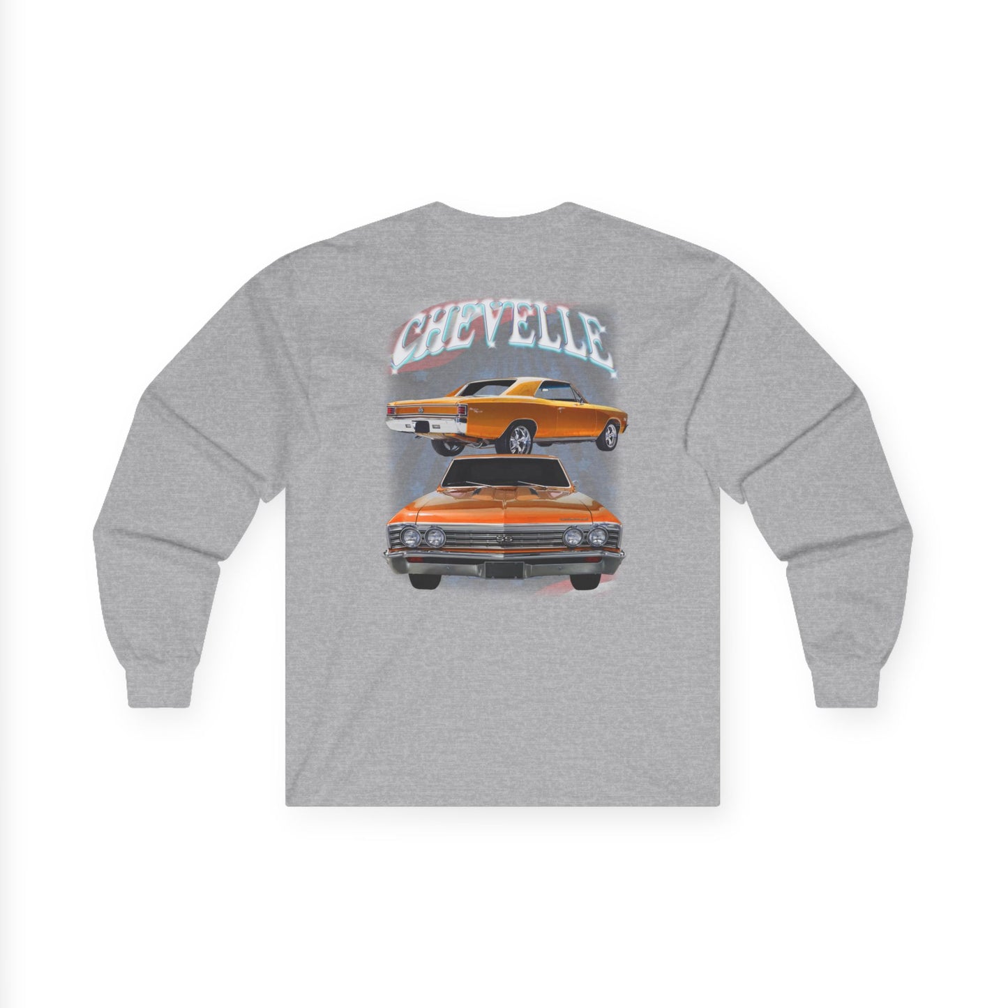Orange 1967 Chevelle Ultra Cotton Long Sleeve Tee T Shirt Great Gift