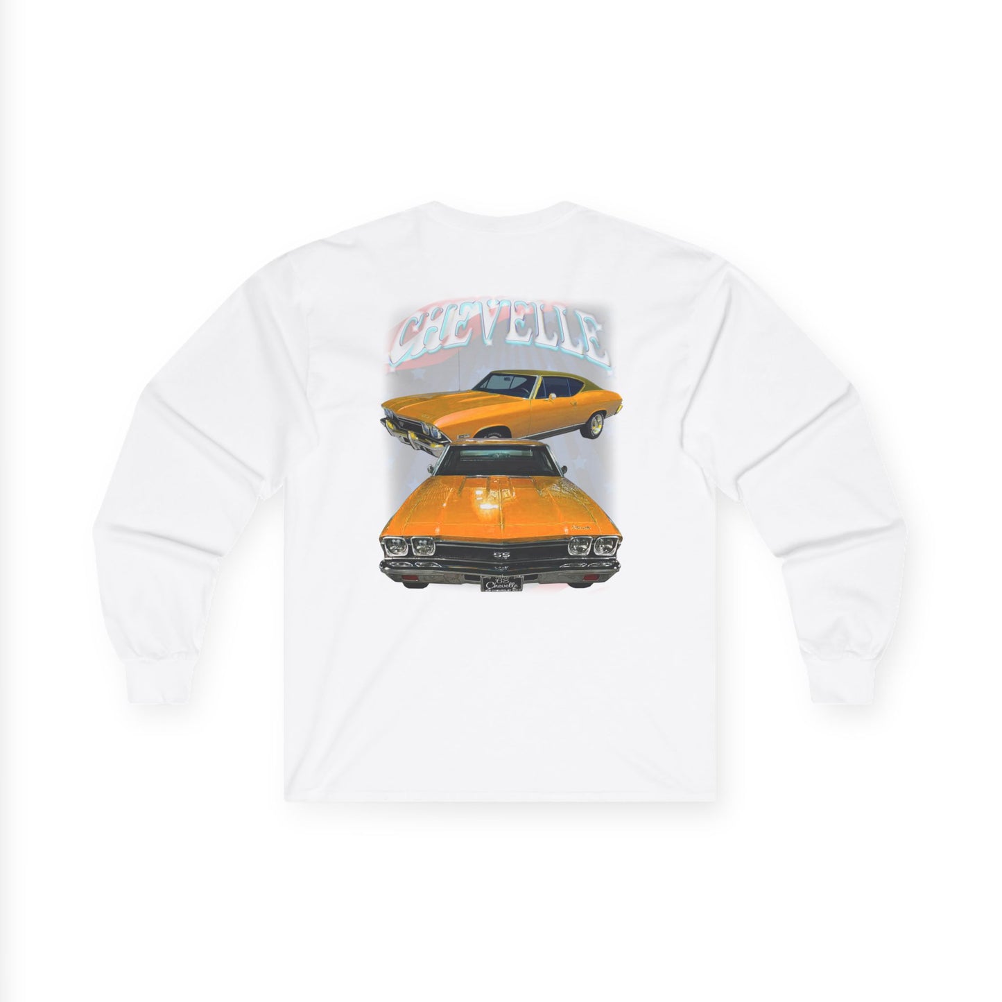 Orange 1968 Chevelle Ultra Cotton Long Sleeve Tee T Shirt Great Gift