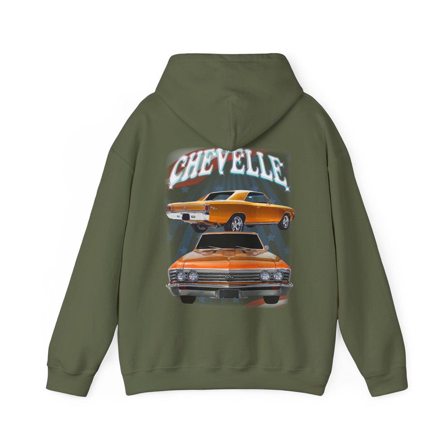 Orange 1967 Chevelle hoodie Car Guy Gift,nova,corvette,charger,classic,hot Rod