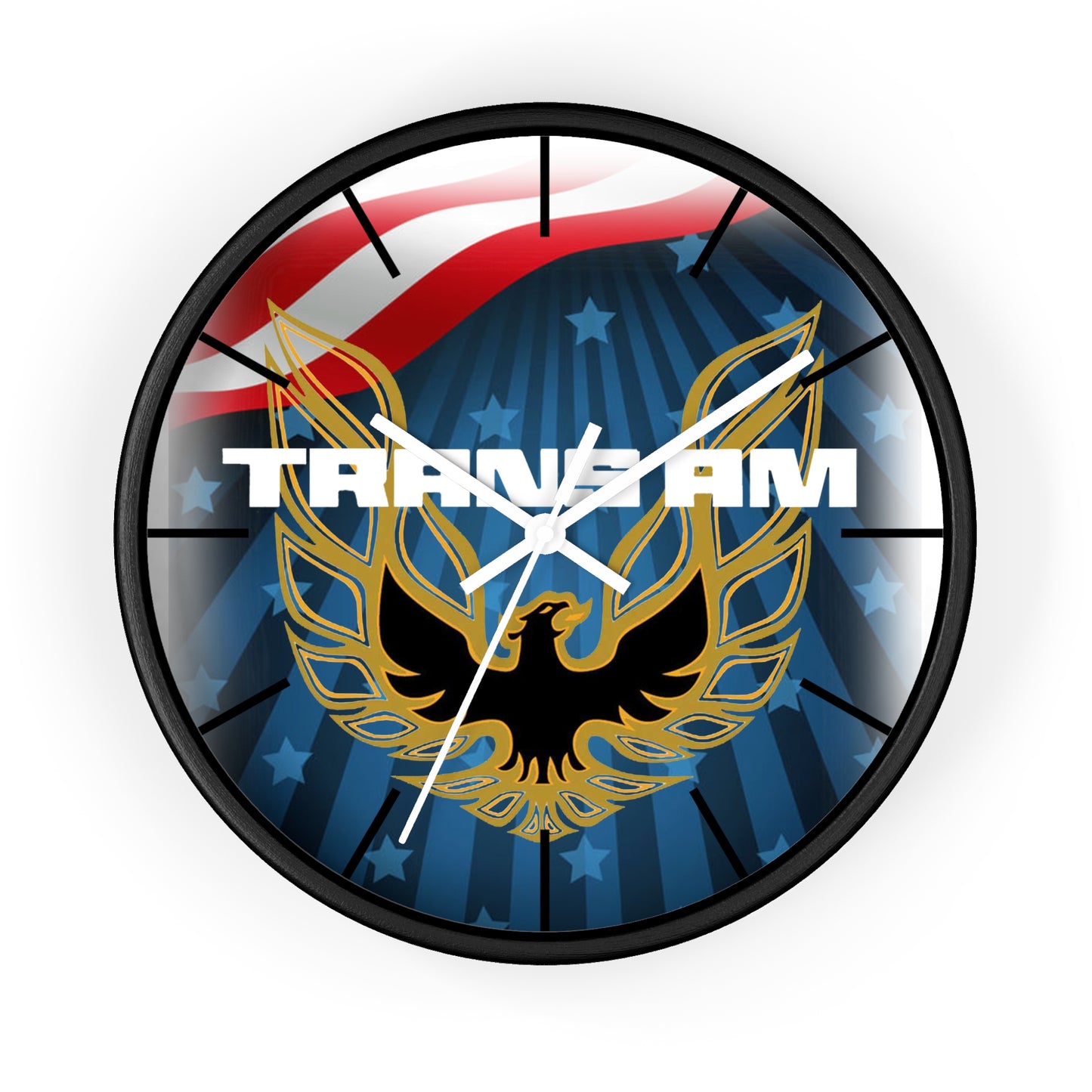 Patriotic Firebird Trans Am Wall clock Gift Decor Classic Muscle