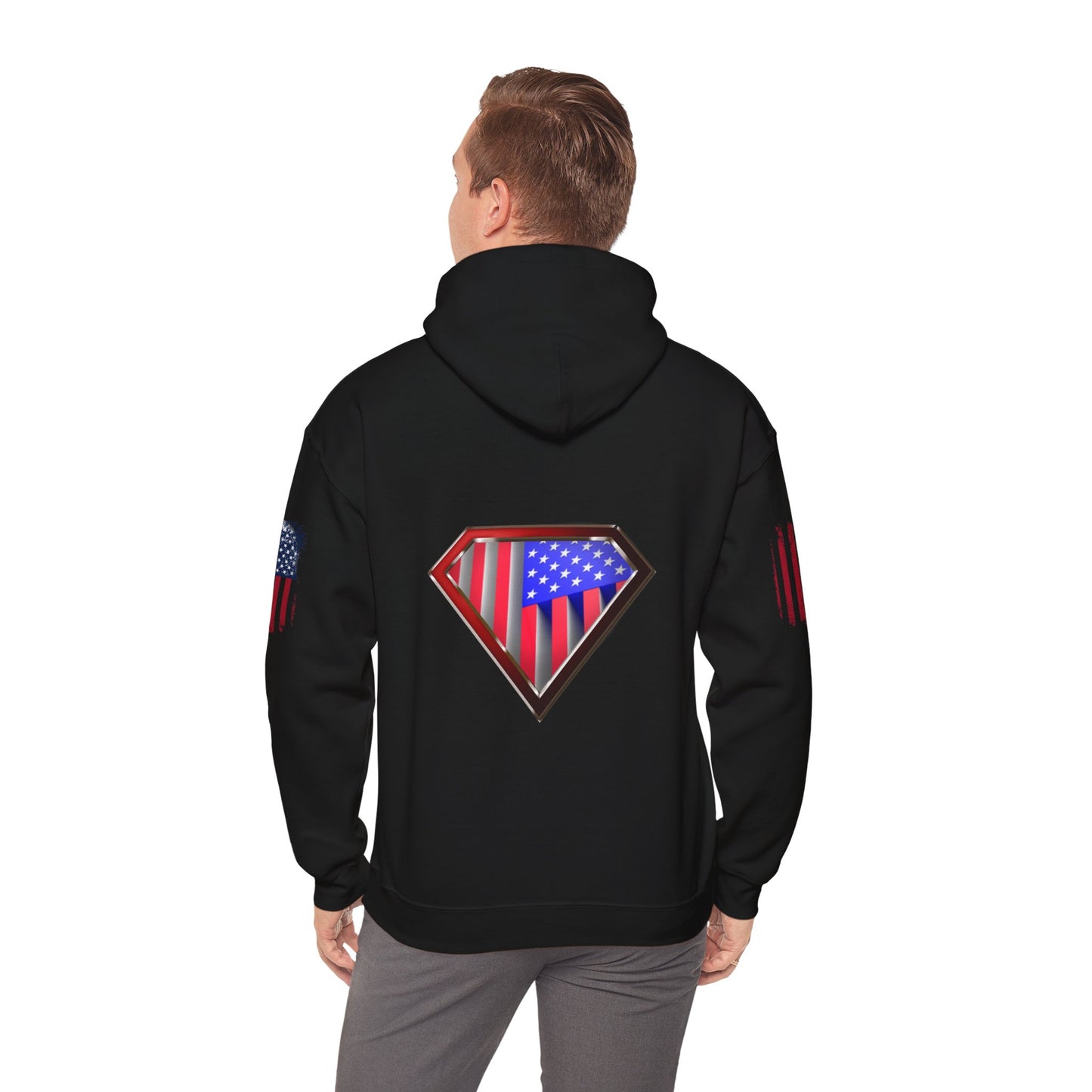 3D USA Super Patriot Unisex Patriotic Pullover Hoodie excellent Gift Man Woman