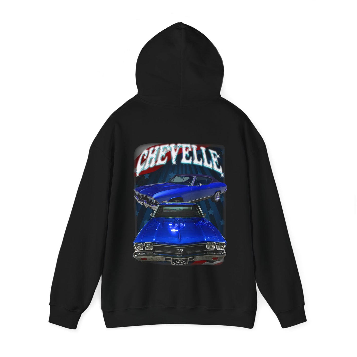 Blue 1968 Chevelle hoodie Car Guy Gift,nova,corvette,charger,classic,hot Rod