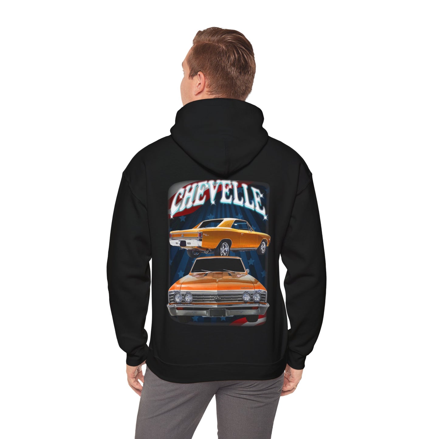 Orange 1967 Chevelle hoodie Car Guy Gift,nova,corvette,charger,classic,hot Rod