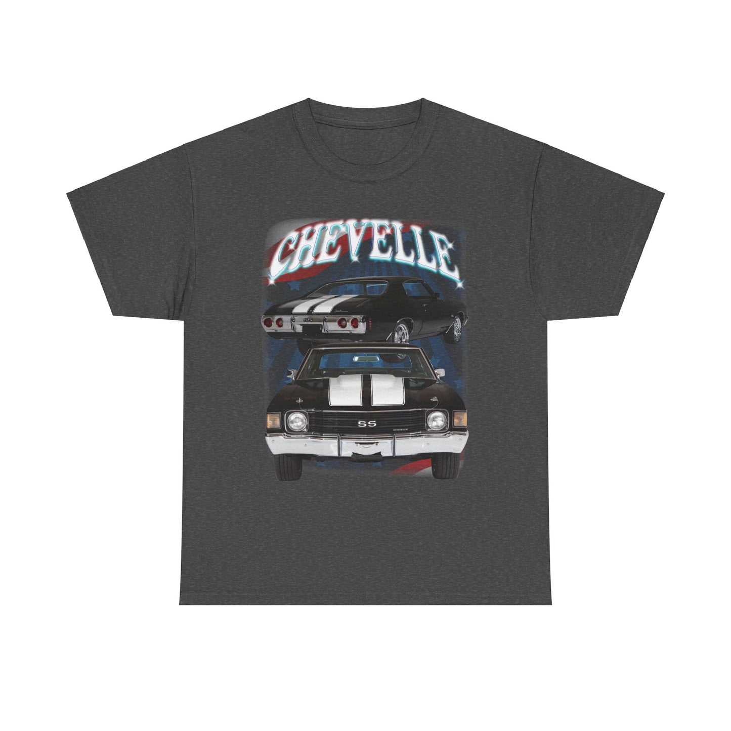 Black 1972 Chevelle Unisex Heavy Cotton Tee T Shirt muscle car Great Gift