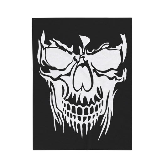 White Skull Blanket,Plush, Excellent Gift