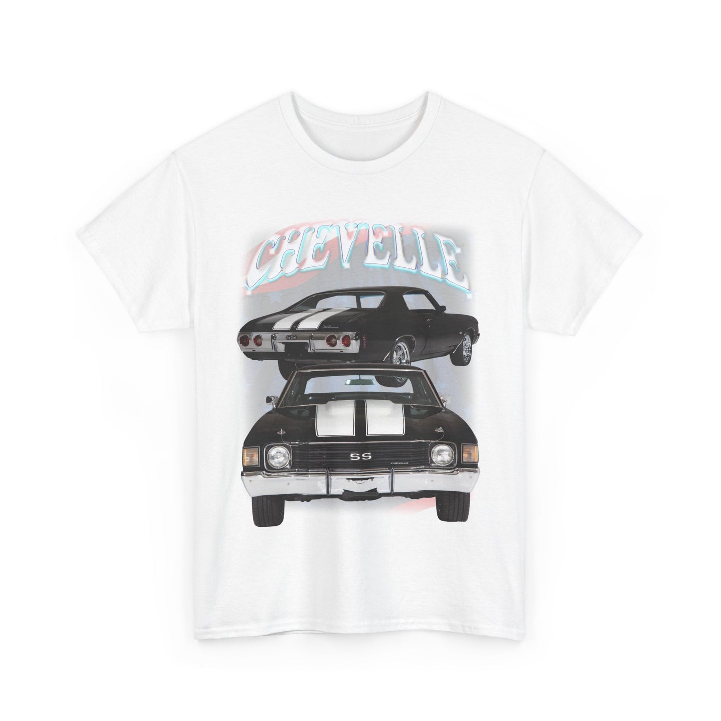 Black 1972 Chevelle Unisex Heavy Cotton Tee T Shirt muscle car Great Gift