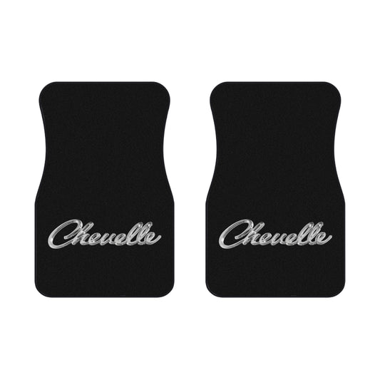 Dark Grey, SS396 SS 396,Chevelle, Set of 2 Mats,Muscle Car,Gift