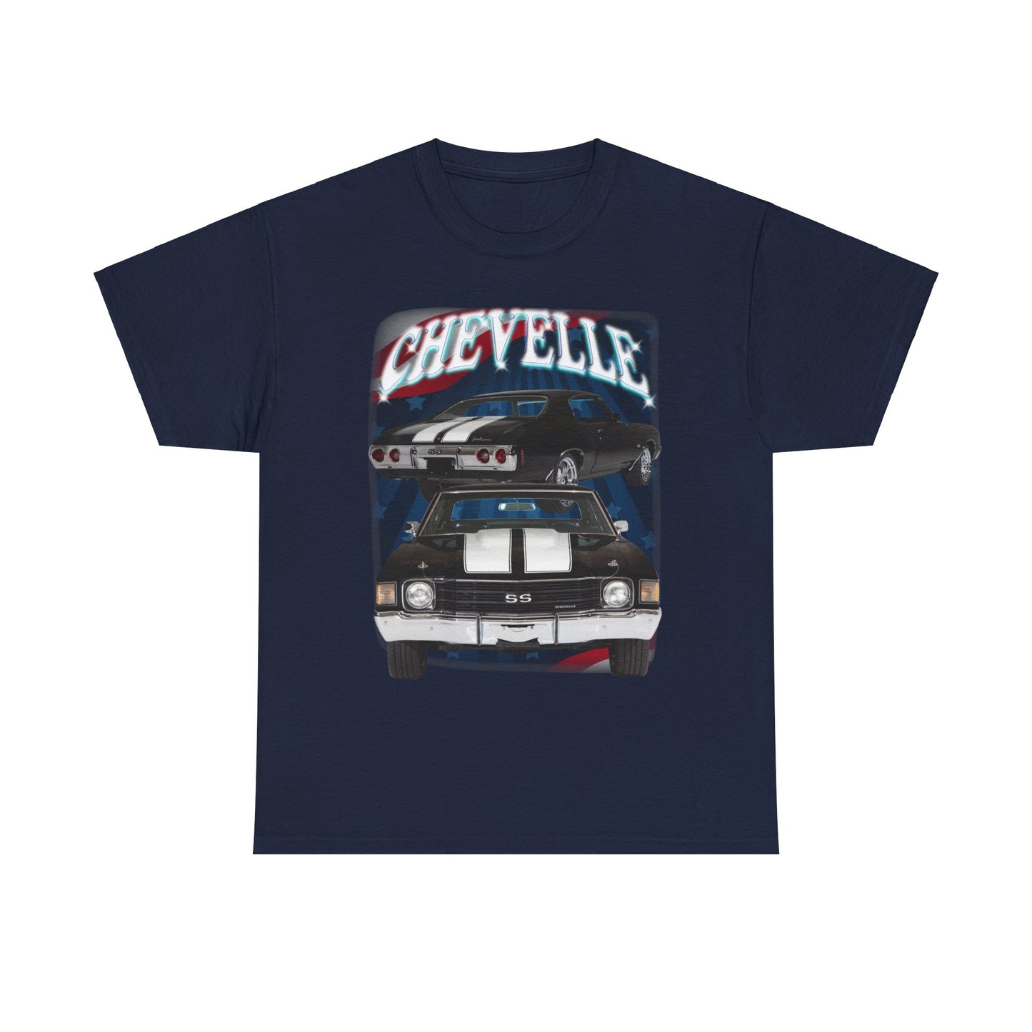 Black 1972 Chevelle Unisex Heavy Cotton Tee T Shirt muscle car Great Gift