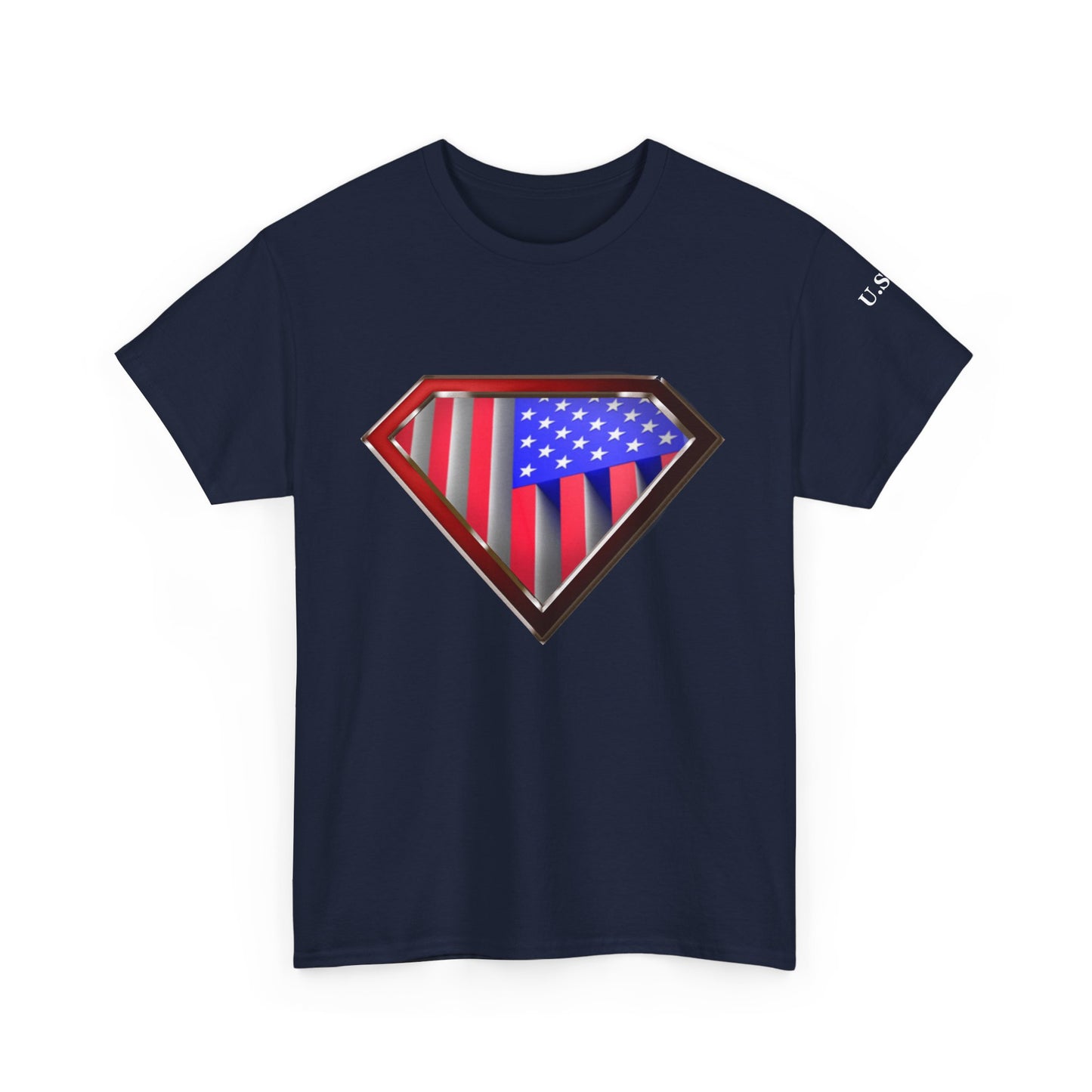 Super Patriot USA Unisex Heavy Cotton Tee T Shirt Great Man Woman Gift