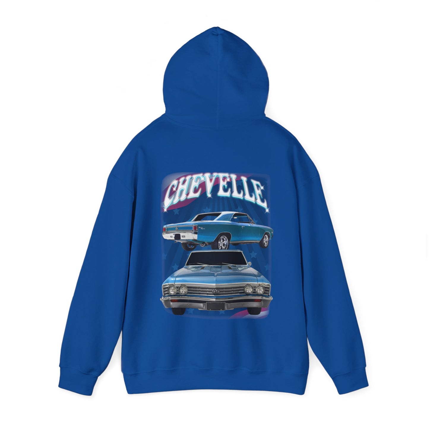 Blue 1967 Chevelle hoodie Car Guy Gift,nova,corvette,charger,classic,hot Rod
