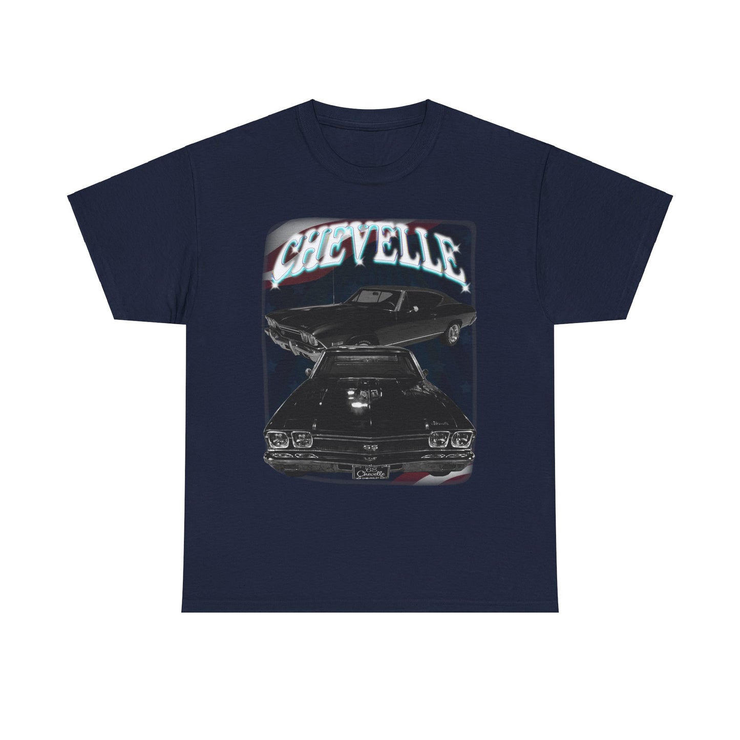 Black 1968 Chevelle Unisex Heavy Cotton Tee T Shirt muscle car Great Gift