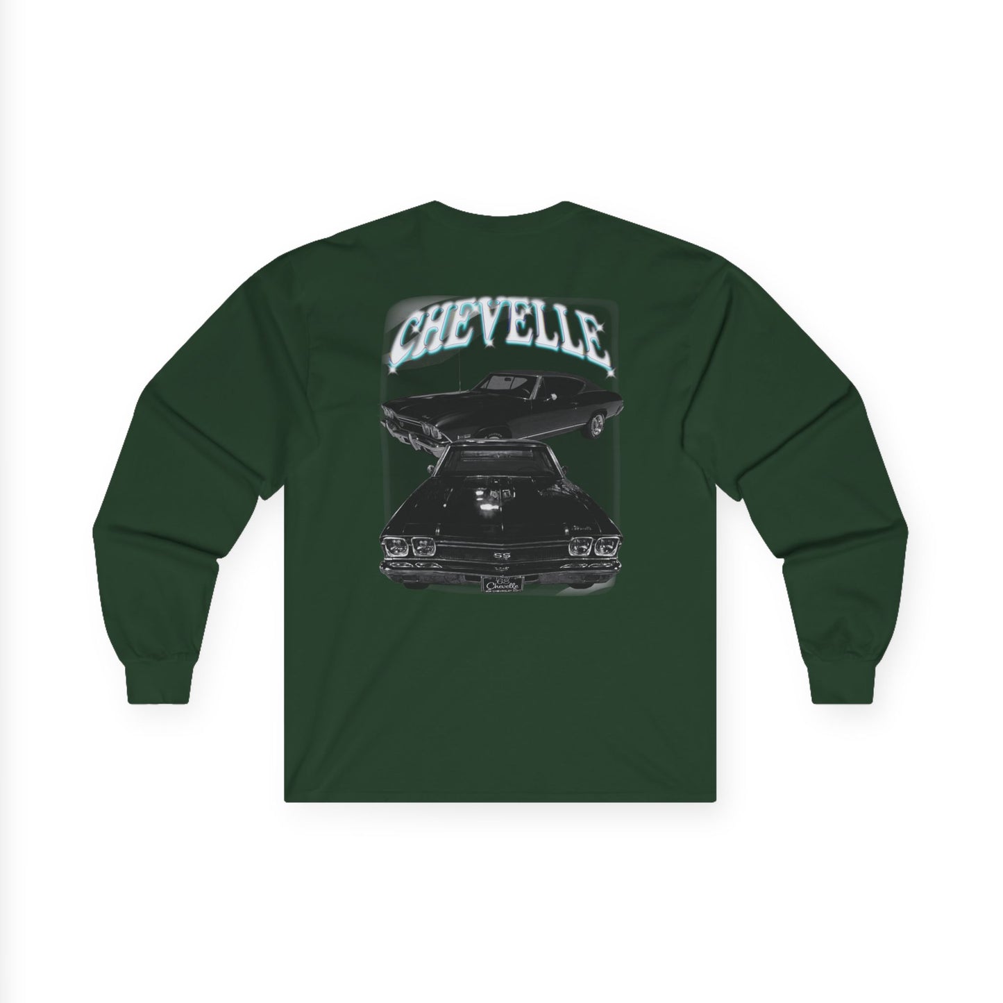 Black 1968 Chevelle Ultra Cotton Long Sleeve Tee T Shirt Great Gift