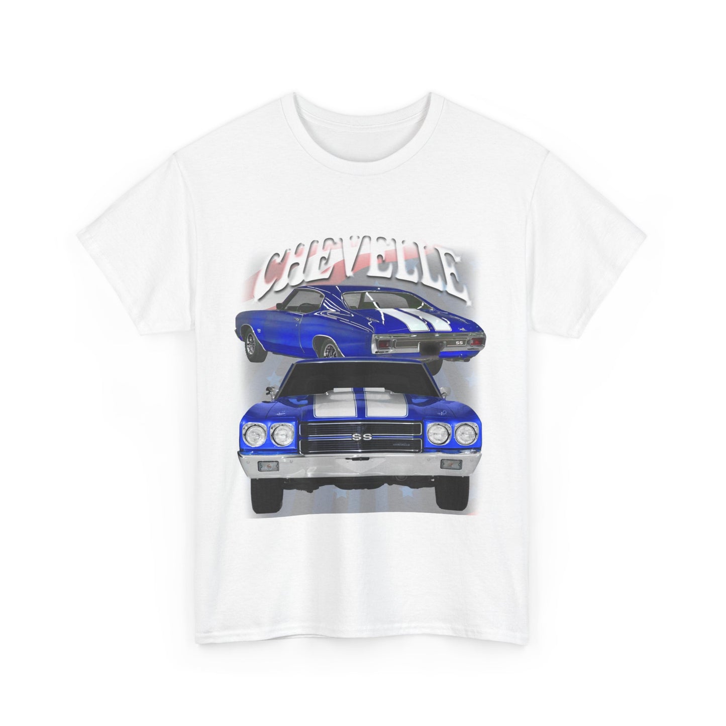 Blue 1970 Chevelle Unisex Heavy Cotton Tee T Shirt muscle car Great Gift