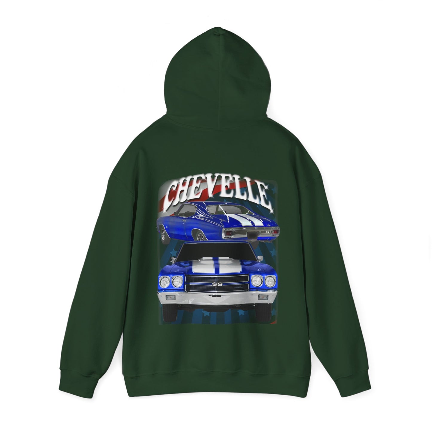 Blue 1970 Chevelle hoodie Car Guy Gift,nova,corvette,charger,classic,hot Rod