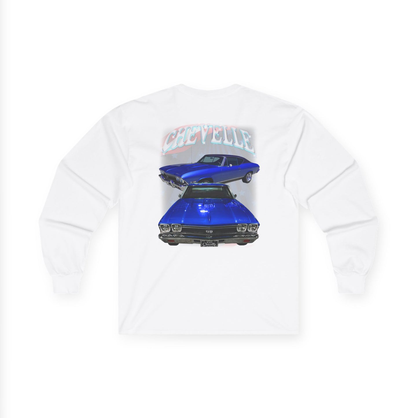 Blue 1968 Chevelle Ultra Cotton Long Sleeve Tee T Shirt Great Gift