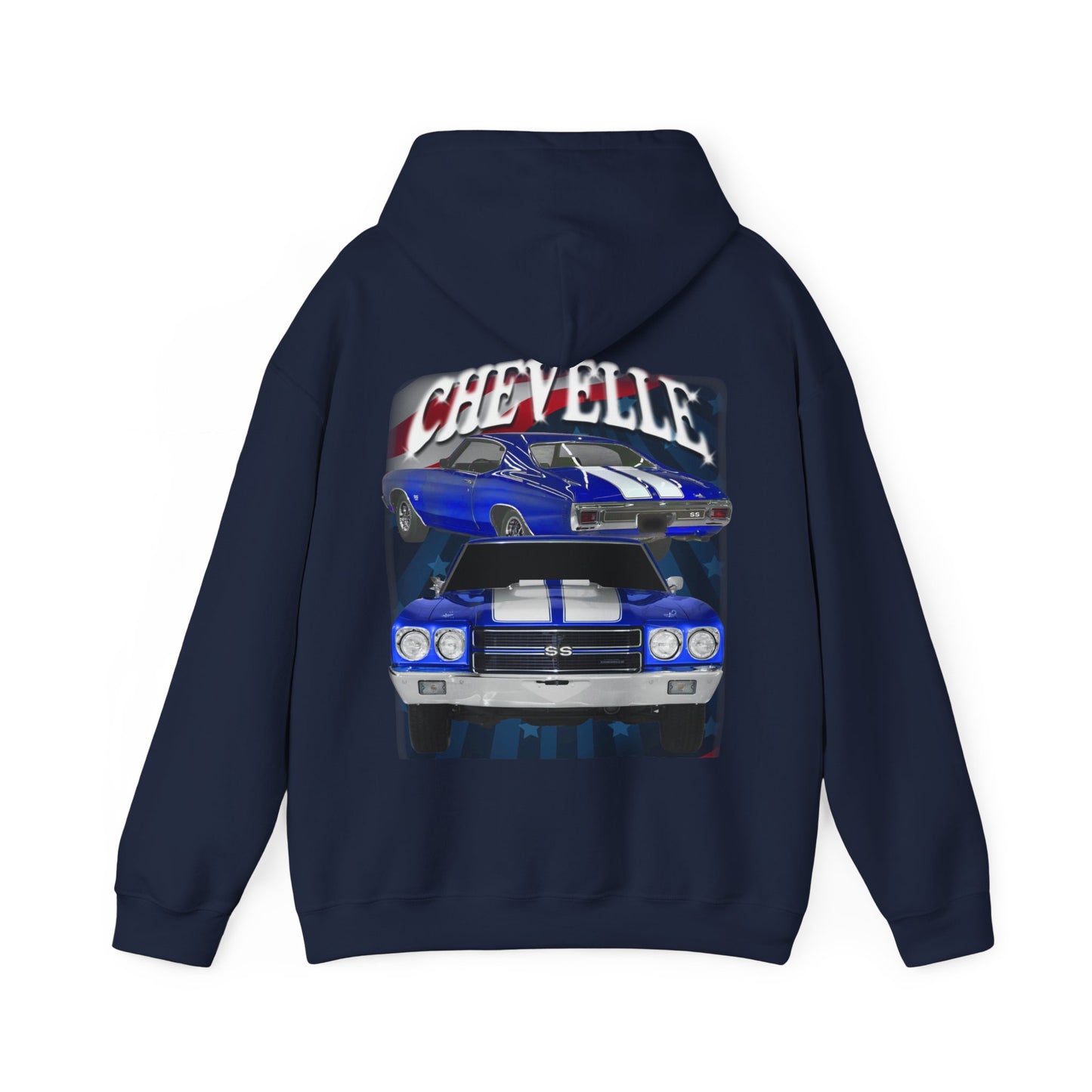 Blue 1970 Chevelle hoodie Car Guy Gift,nova,corvette,charger,classic,hot Rod
