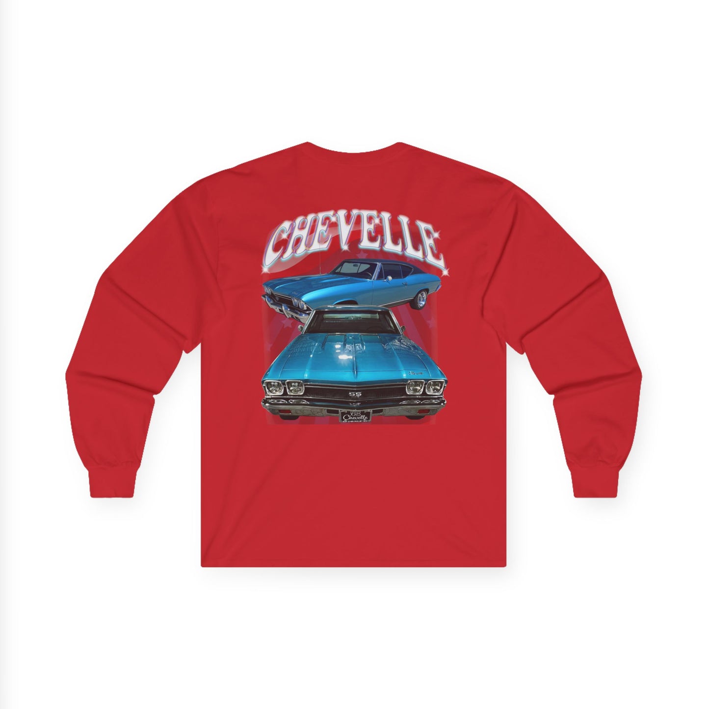 Turquoise Blue 1968 Chevelle Ultra Cotton Long Sleeve Tee T Shirt Great Gift