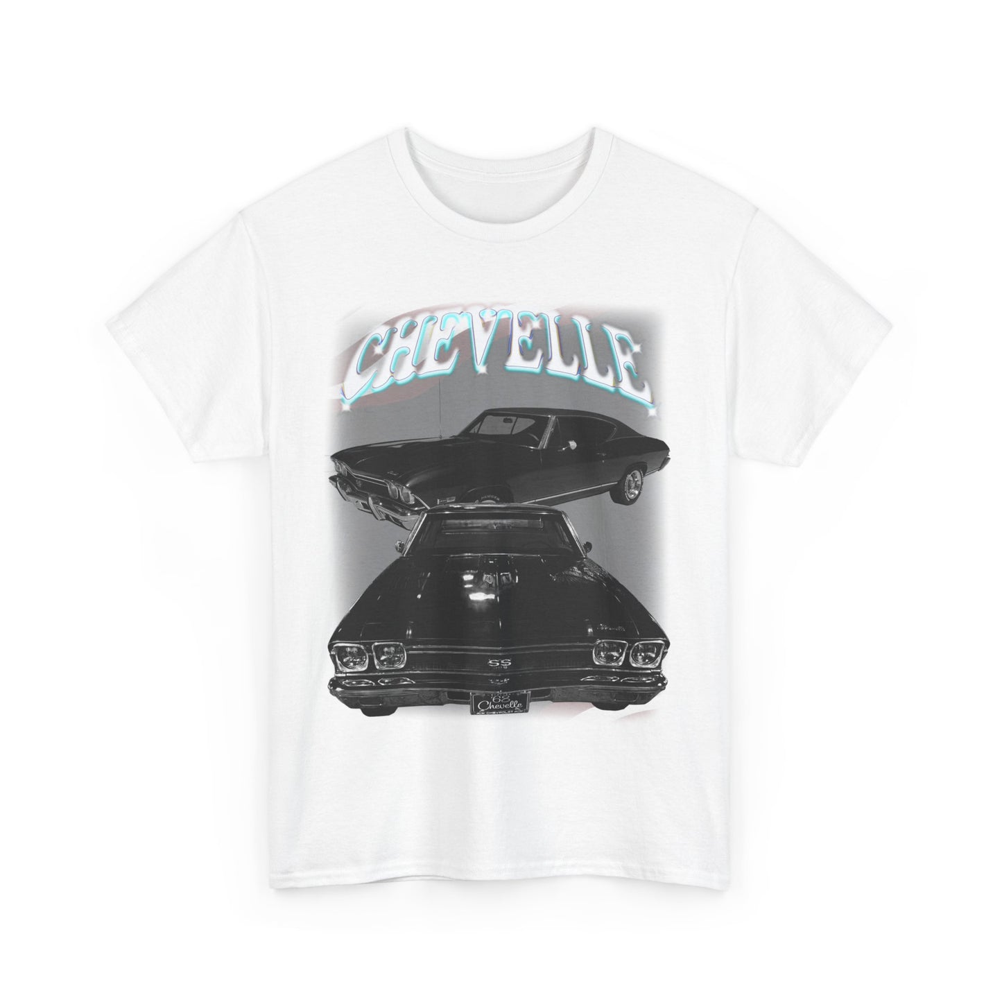 Black 1968 Chevelle Unisex Heavy Cotton Tee T Shirt muscle car Great Gift