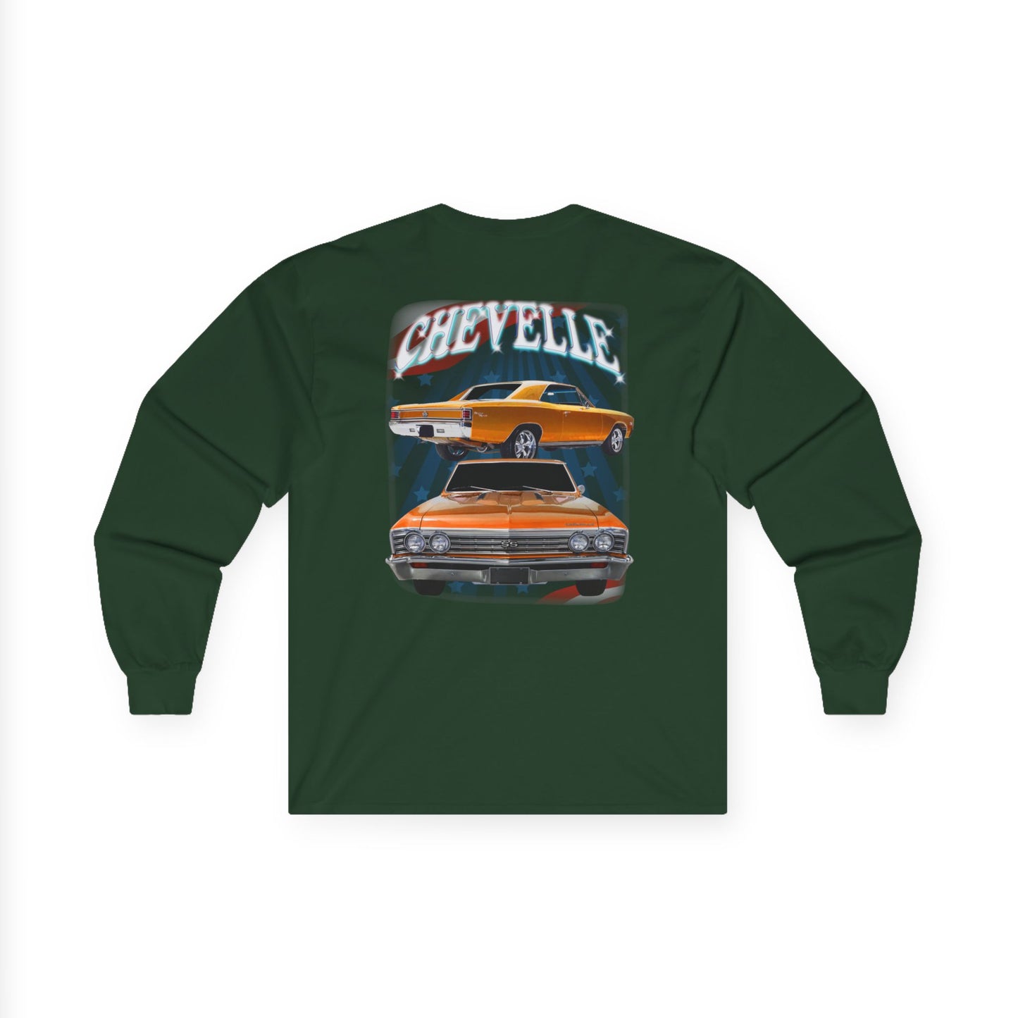 Orange 1967 Chevelle Ultra Cotton Long Sleeve Tee T Shirt Great Gift