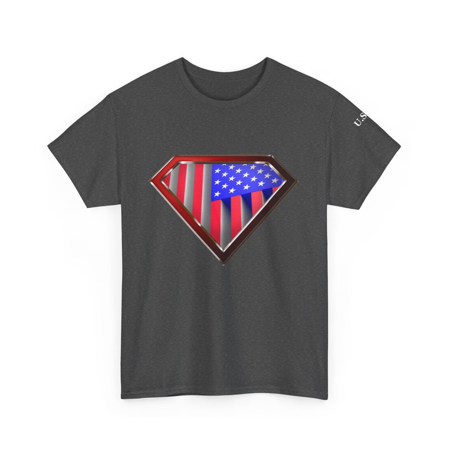 Super Patriot USA Unisex Heavy Cotton Tee T Shirt Great Man Woman Gift