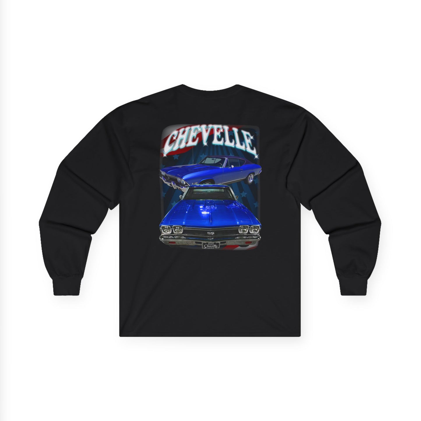Blue 1968 Chevelle Ultra Cotton Long Sleeve Tee T Shirt Great Gift