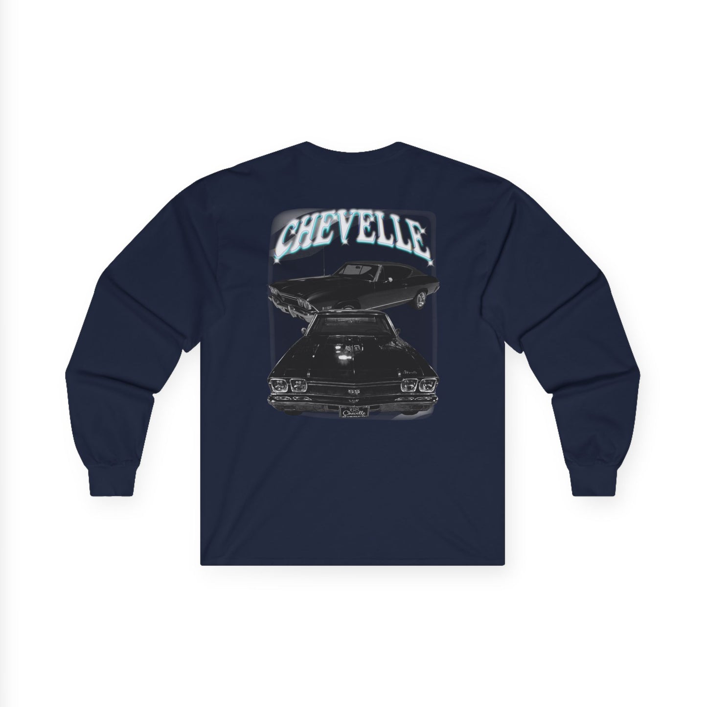 Black 1968 Chevelle Ultra Cotton Long Sleeve Tee T Shirt Great Gift