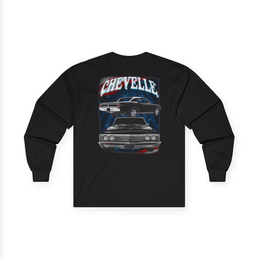 Black 1967 Chevelle Ultra Cotton Long Sleeve Tee T Shirt Great Gift