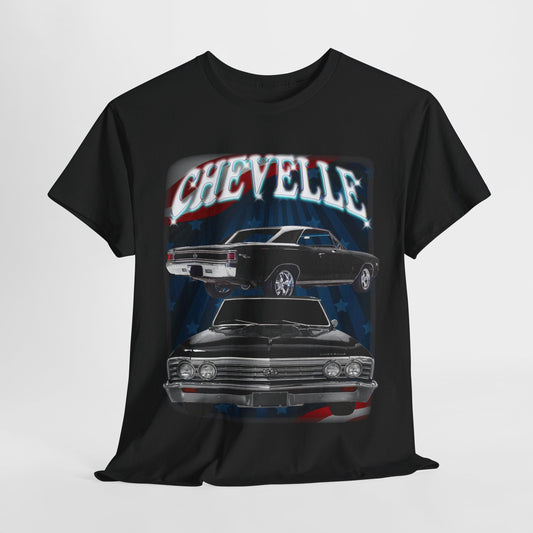 Black 1967 Chevelle Unisex Heavy Cotton Tee T Shirt muscle car Great Gift