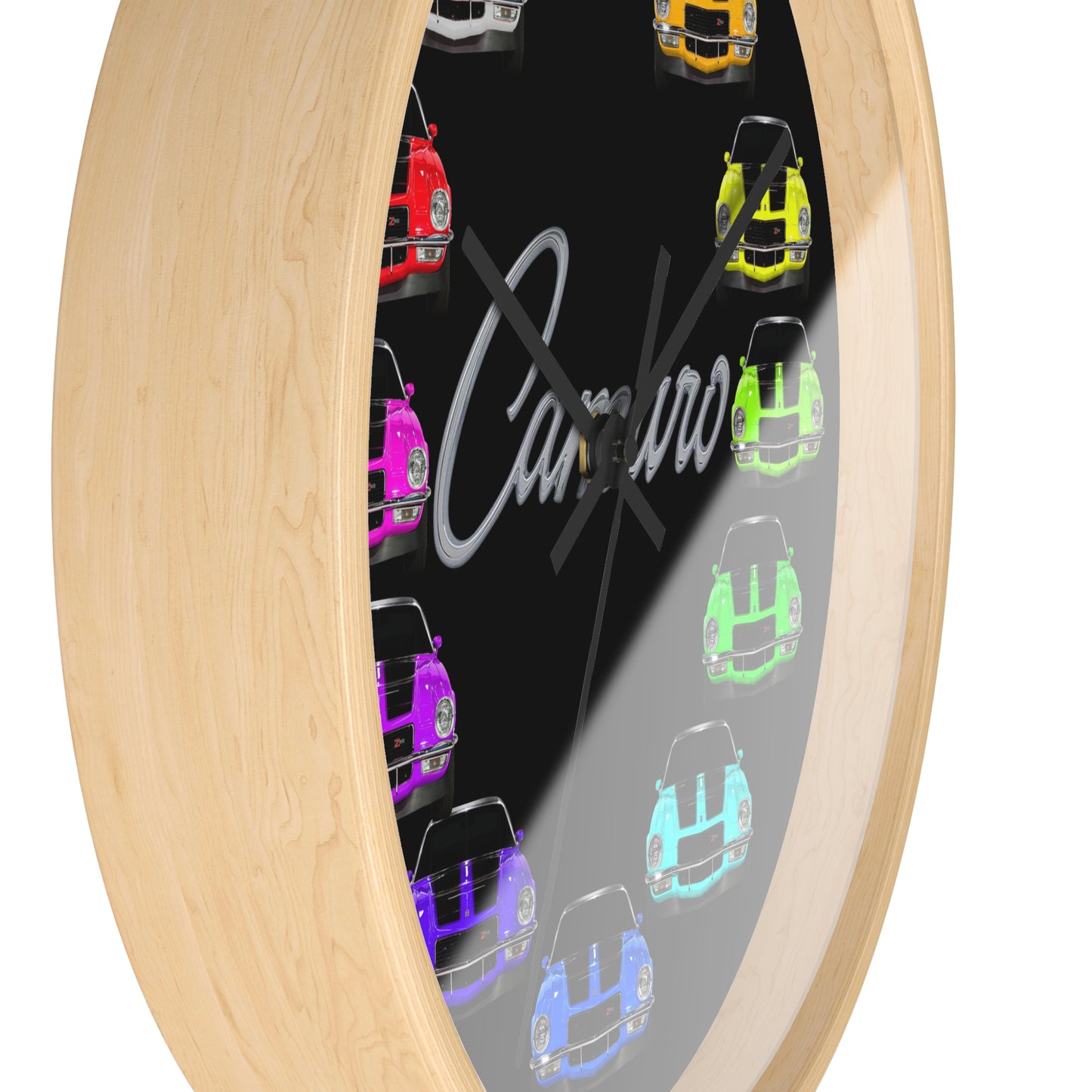 1970 Wall clock Gift Decor Classic Muscle Gift,hot rod,car, Black background