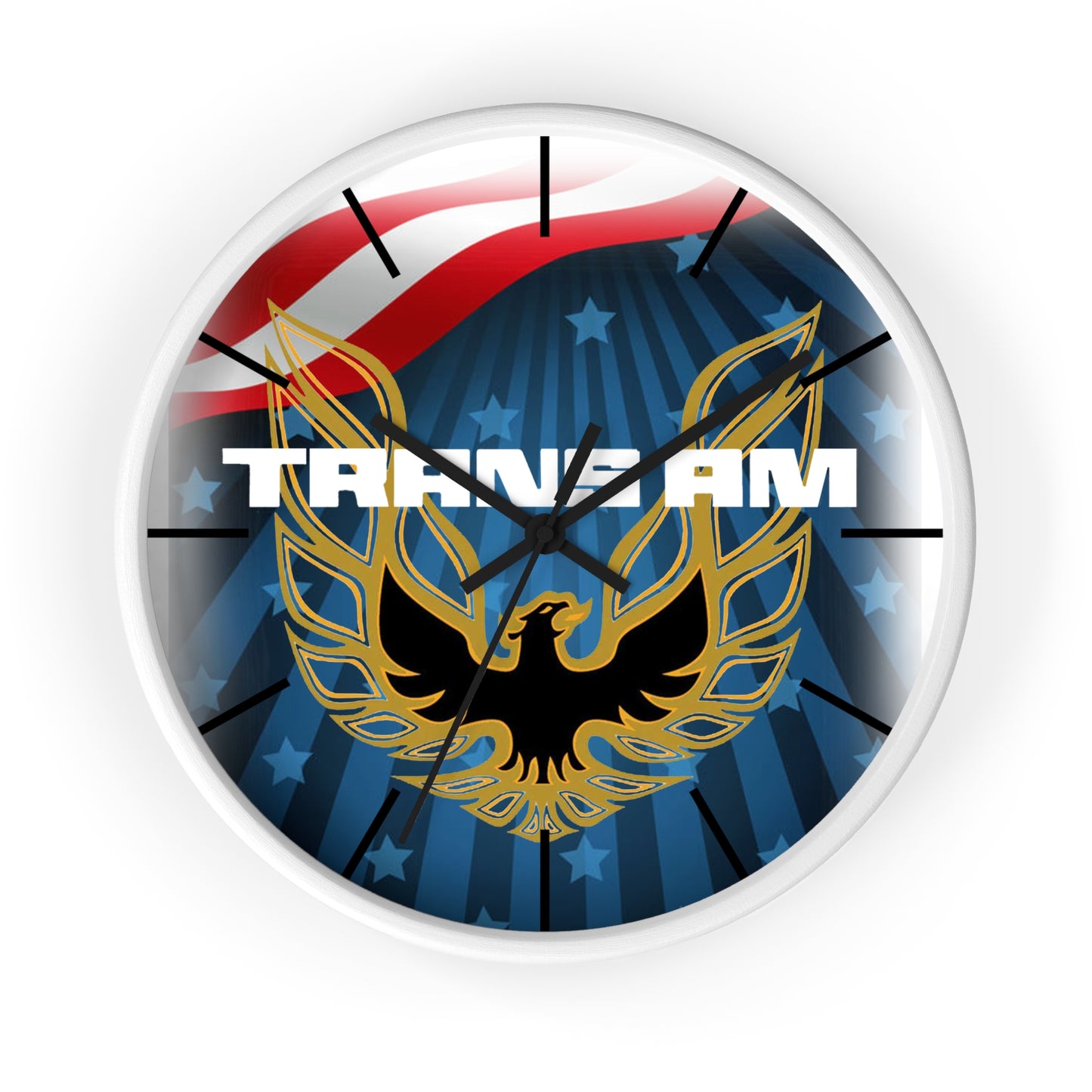 Patriotic Firebird Trans Am Wall clock Gift Decor Classic Muscle