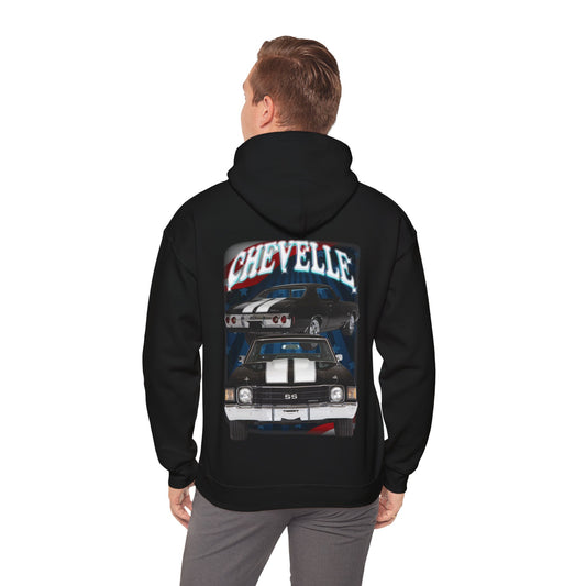 Black 1972 Chevelle hoodie Car Guy Gift,nova,corvette,charger,classic,hot Rod