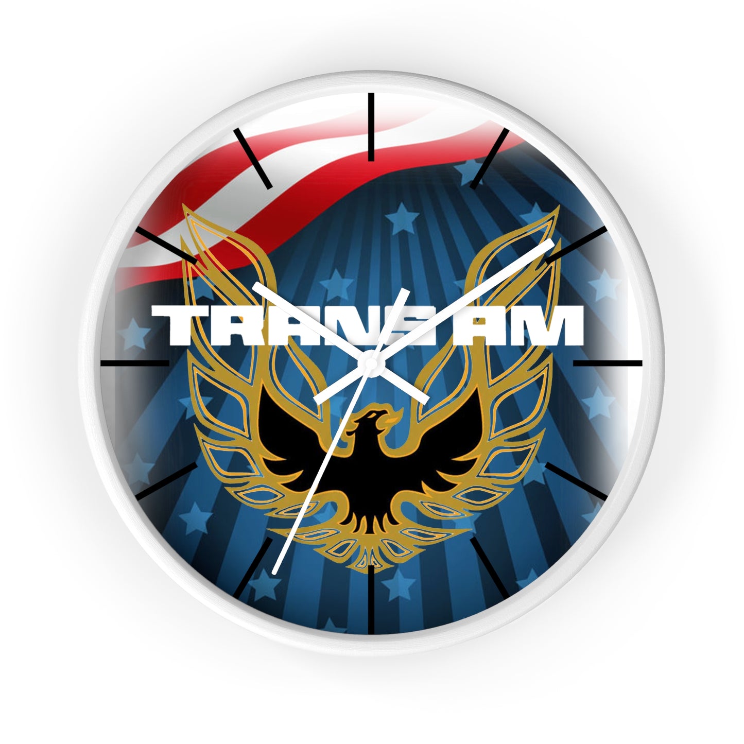 Patriotic Firebird Trans Am Wall clock Gift Decor Classic Muscle