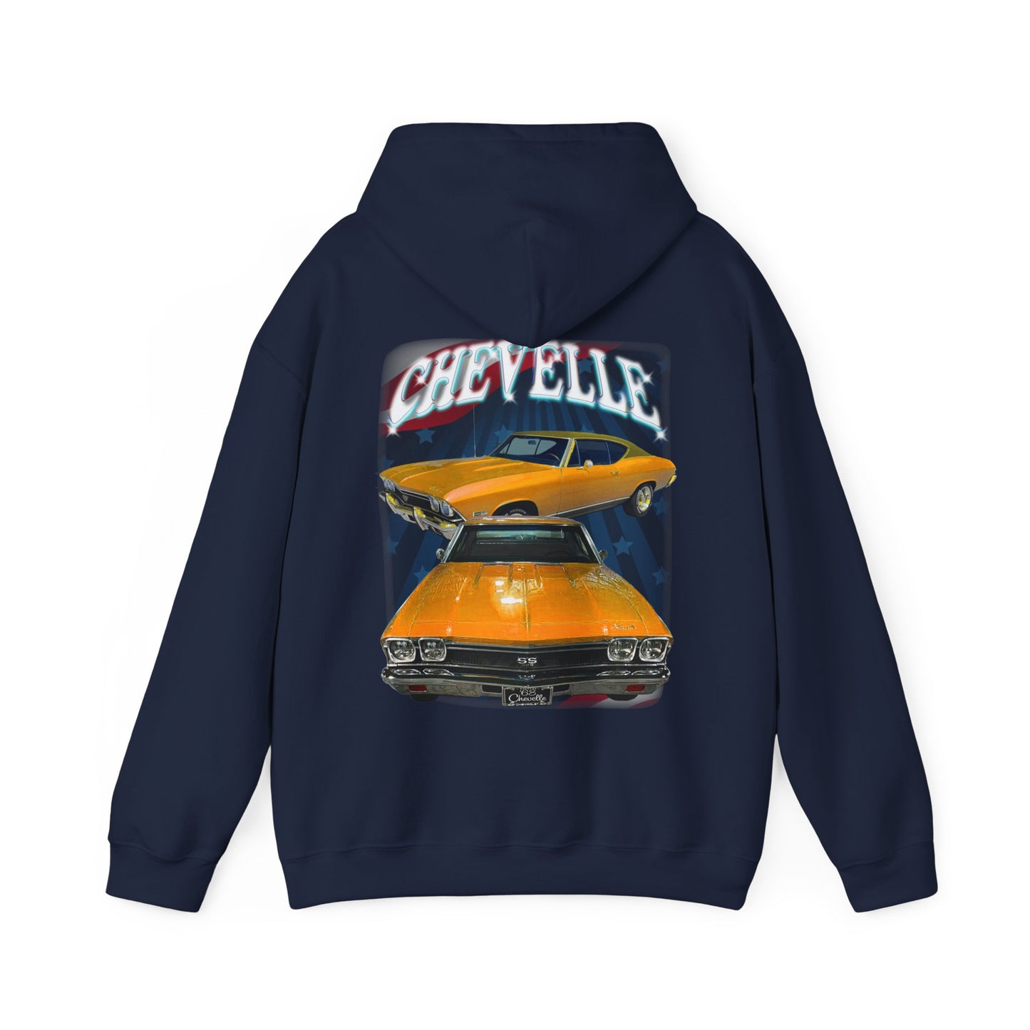 Orange 1968 Chevelle hoodie Car Guy Gift,nova,corvette,charger,classic,hot Rod