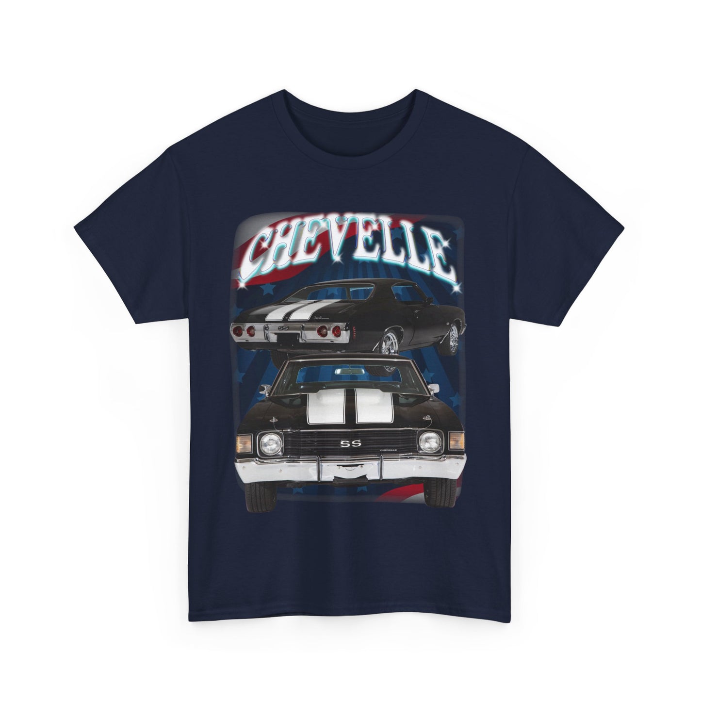 Black 1972 Chevelle Unisex Heavy Cotton Tee T Shirt muscle car Great Gift