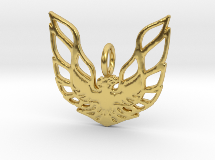 Trans Am Charm Pendant Brass or Sterling Silver!